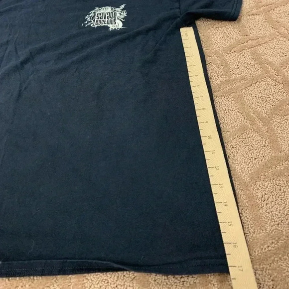 Vtg Savage Motorcycle Customs T-Shirt ~ Ontario - Picture 7 of 8